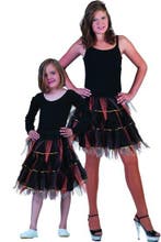 Petticoat zwart / oranje goud gestreept kind, Ophalen of Verzenden, Nieuw