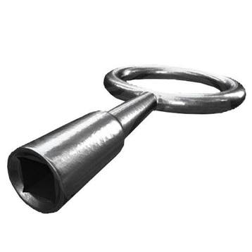 Vierkant sleutel (9mm), Ophalen of Verzenden, Nieuw, Chroom, Slot