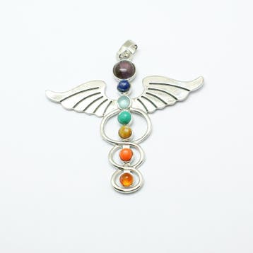 Prachtige Boeddha Buddha Chakra Pendel hanger 57 x 58 x 6..., Ophalen of Verzenden, Nieuw, Bedel
