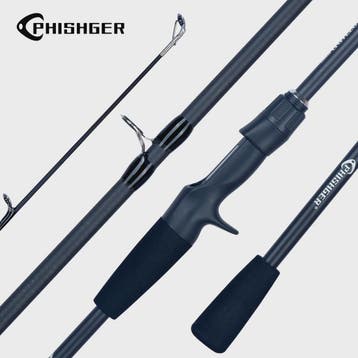 PHISHGER Carbon Reishengel - Spinning & Baitcasting - Ultral, Watersport en Boten, Verzenden, Nieuw