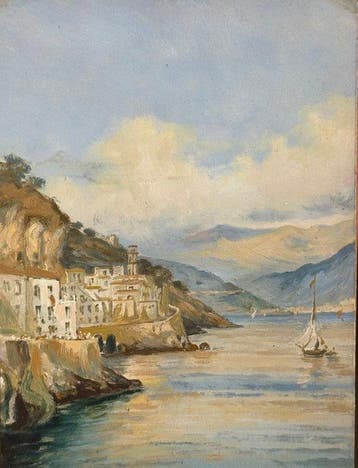 Andrea Cherubini (1833-1905), Attr. - Marina di Sorrento