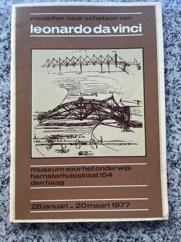 Modellen naar schetsen van Leonard da Vinci, Boeken, Techniek, Gelezen, Verzenden, Prof. dr. Christopj J. Scriba, dr.-ing Kurt Mauel e.a.