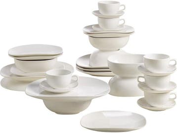Maxwell & Williams Bisou - Serviesset - 30 delig - Wit (30, Verzenden, Nieuw