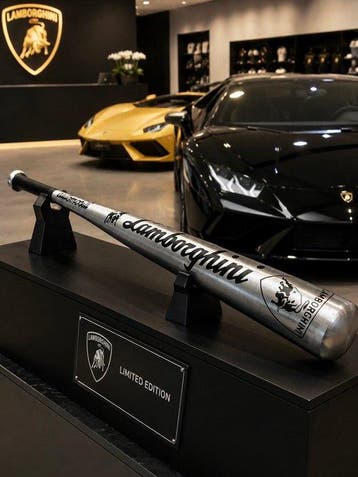 GF Exclusives - Lamborghini Baseball Bat Artwork By: GF