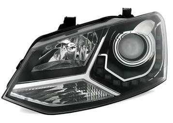VW Polo 6R  GTI LED DRL xenon look koplampen, Auto-onderdelen, Verlichting, Verzenden, Nieuw