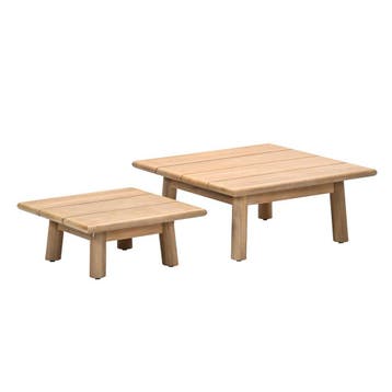 Garden Impressions San Namut loungetafels acacia white wash, Verzenden, Nieuw
