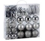 Kerstboom decoraties - Set van 103 - zilverkleurig, Verzenden, Nieuw