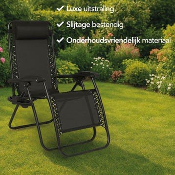 2dekans | Brixy Opvouwbare Tuinstoelen set van 2 -, Ophalen of Verzenden, Zo goed als nieuw