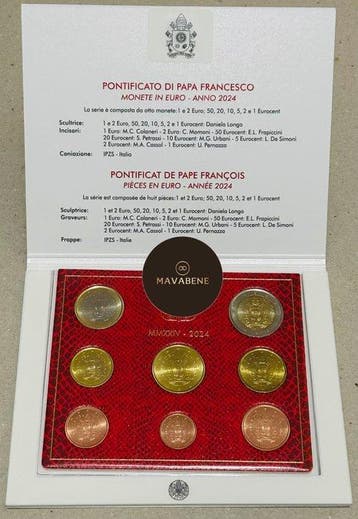 Vaticaan. Year Set (BU) 2024 (Zonder minimumprijs)