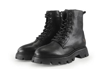 Apple Of Eden Veterboots in maat 40 Zwart, Verzenden, Zwart, Zo goed als nieuw, Overige typen
