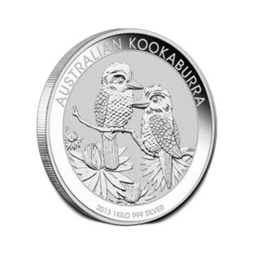 1 kilo zilveren Kookaburra munt 2013, Postzegels en Munten, Edelmetalen en Baren, Verzenden