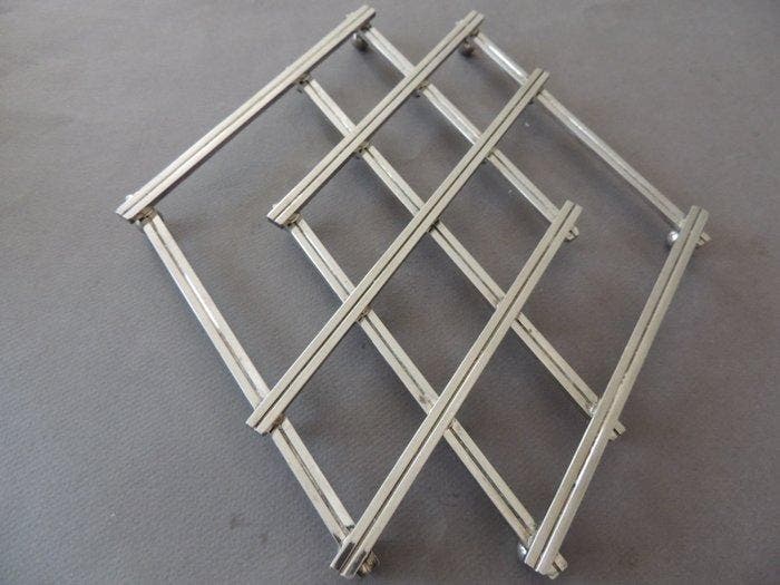 Schotel - Jacques Adnet - Magnifieke Art Deco Uitklapbare, Antiek en Kunst, Kunst | Designobjecten