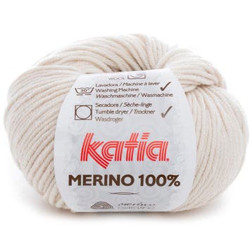 Katia Concept Merino 100% - 500 zeer lichtbeige - Wol Gare, Ophalen of Verzenden, Nieuw