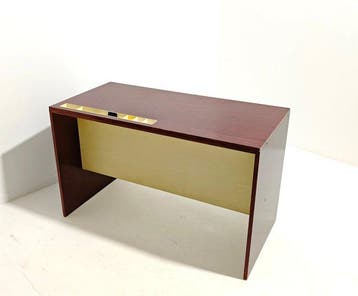 Bureau - Hout, Plastic - Italiaans ontwerp uit de jaren