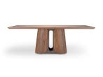 Veiling - Eettafel Walnoot 240x110x76 - Rechthoek ronde rand, Huis en Inrichting, Tafels | Eettafels, Nieuw