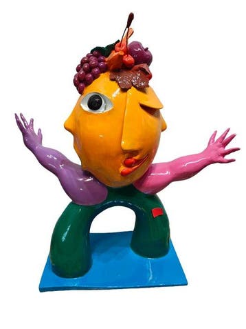 Ripollés (1932) - sculptuur, Doble Cara - 60 cm - Hars -
