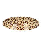 Haarspeld Patentspeld 10cm - Ovaal – Panterprint – Bruin, Nieuw
