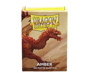 Dragon Shield Sleeves Matte: Amber (100 pieces), Ophalen of Verzenden, Nieuw