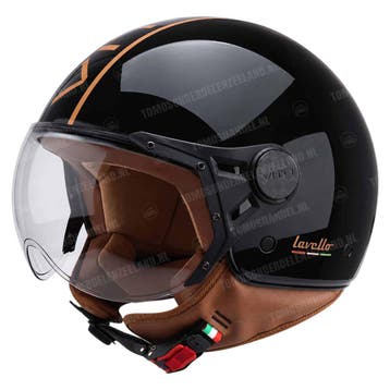 Helm Vito Jethelm Lavello glans zwart (XS t/m XXL), Ophalen of Verzenden, Nieuw, Vito