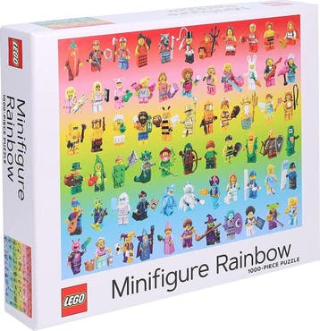 Lego Minifigure Rainbow Puzzel (1000 stukjes) | LEGO -, Verzenden, Nieuw