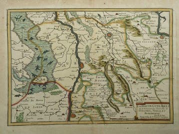 Nederland - Limburg, Roermond, Venlo, Weert; Nicolas de Fer, Nieuw