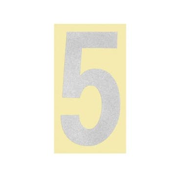 Huisnummer 5 Sticker - Pakketbrievenbus, Verzenden, Nieuw
