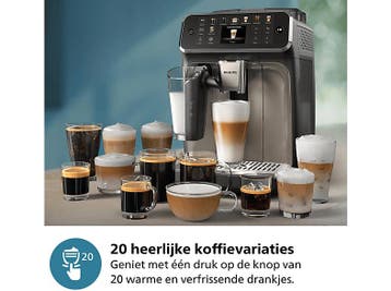 Philips -  Volautomatische Espressomachine Zwart, Witgoed en Apparatuur, Afneembaar waterreservoir, Verzenden, Espresso apparaat