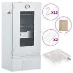 vidaXL BBQ-rookoven met koude rookgenerator gegalvaniseerd, Tuin en Terras, Verzenden, Nieuw
