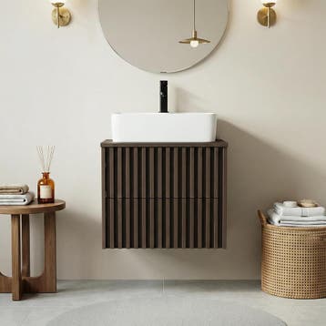 Wastafelkast - Wastafelmeubel - Wastafelonderkast - 61 cm -, Huis en Inrichting, Verzenden, Zo goed als nieuw