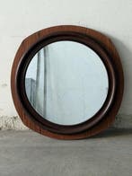 Spiegel - Hout, Plastic, Glas - Zijspiegel, Antiek en Kunst