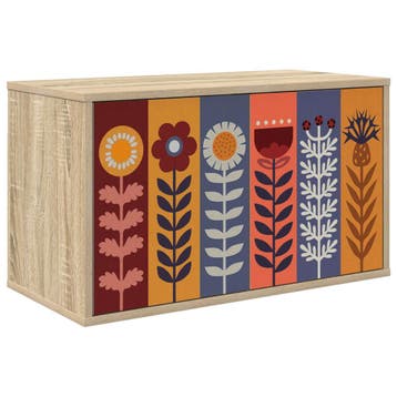vidaXL Wandgemonteerd tv-meubel ESSEN 69 x 33 x 40 cm Sonoma, Minder dan 50 cm, Verzenden, Nieuw, Minder dan 100 cm