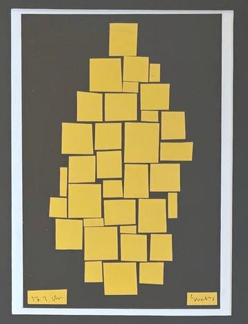 Siep Van Den Berg (1913-1998) - geometrische compositie in