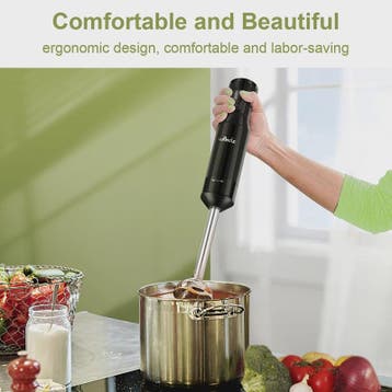 Krachtige Wancle Staafmixer 600W: Multifunctioneel & Turbo v, Witgoed en Apparatuur, Verzenden, Nieuw
