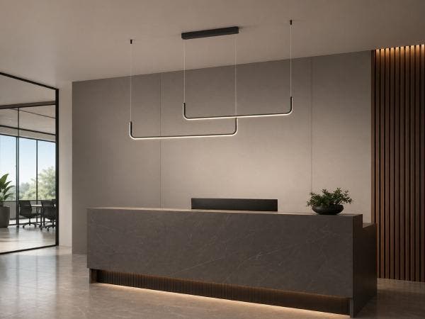 Veiling - Hanglamp Zand Zwart Duo Lijn 40W LED CCT 3 Kleur +, Auto-onderdelen, Verlichting, Nieuw