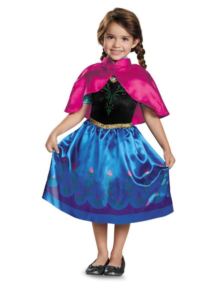 Disney Frozen Anna kostuum meisjes, Kleding | Dames, Carnavalskleding en Feestkleding, Nieuw, Ophalen of Verzenden