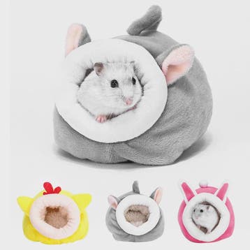 Warm Hamsterhuisje & Cavia Nestje - Zacht Pluche Bedje voor, Verzenden, Nieuw