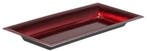 Onderbord Rechthoek Rood Metallic 28x12x3 cm, Ophalen of Verzenden, Nieuw