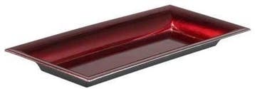 Onderbord Rechthoek Rood Metallic 28x12x3 cm, Ophalen of Verzenden, Nieuw