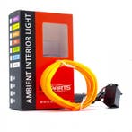 LED Interieur / sfeer verlichting strip - Oranje - 2 Meter, Auto diversen, Verzenden, Nieuw
