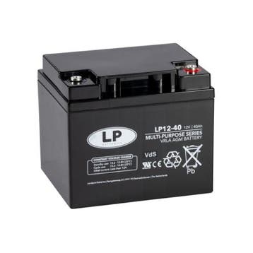 Landport (LP) VRLA-LP accu 12 volt 38.0 ah LP12-40 VDS, Computers en Software, Ophalen of Verzenden, Nieuw