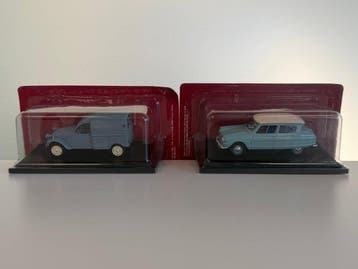 Altaya 1:43 - Modelauto (2) - Citroën 2CV Fourgonnette 1955, Nieuw