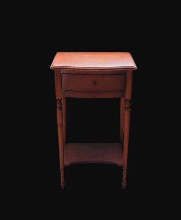 Comodino in legno con cassetto - Bijzettafel - Hout