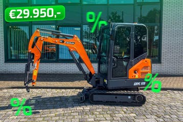 Develon DX19-7 | Minigraver | Zomeractie!, Graafmachine