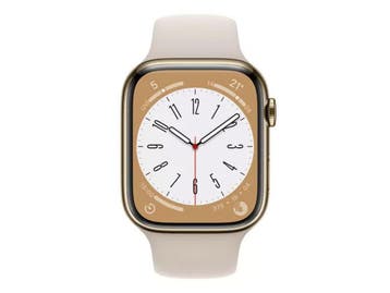 Apple Watch Series 8 - 45mm - Cellular 4G - Starlight, Verzenden, Zo goed als nieuw, Apple