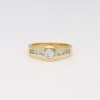 Ring - 18 karaat Geel goud - Diamant, Nieuw