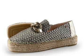 Fred de La Bretoniere Espadrilles in maat 40 Goud, Overige kleuren, Verzenden, Fred de La Bretoniere, Zo goed als nieuw