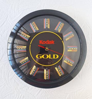 Wandklok - Kodak - Plastic - 1990-2000