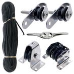 RVS Schaduwdoek katrolset - AISI316, Verzenden, Nieuw