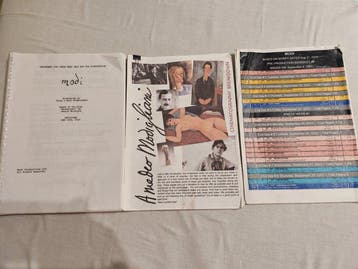 Riccardo Scamarcio – Modì – Production-Used Annotated Script, Nieuw
