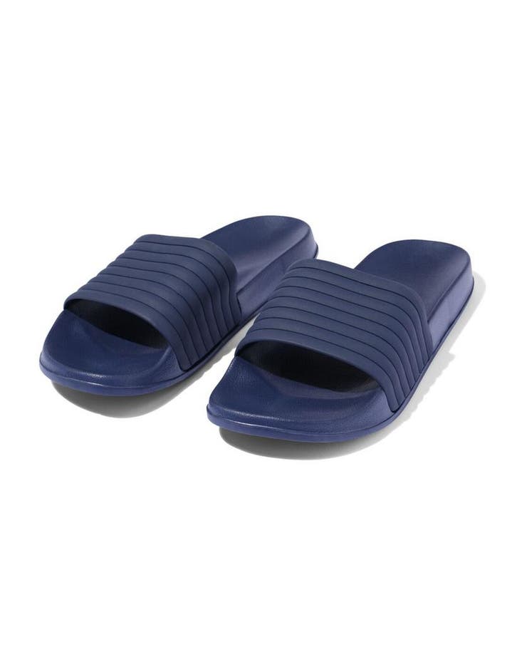 HEMA Herenbadslippers blauw, Kleding | Heren, Overige Herenkleding, Nieuw, Verzenden
